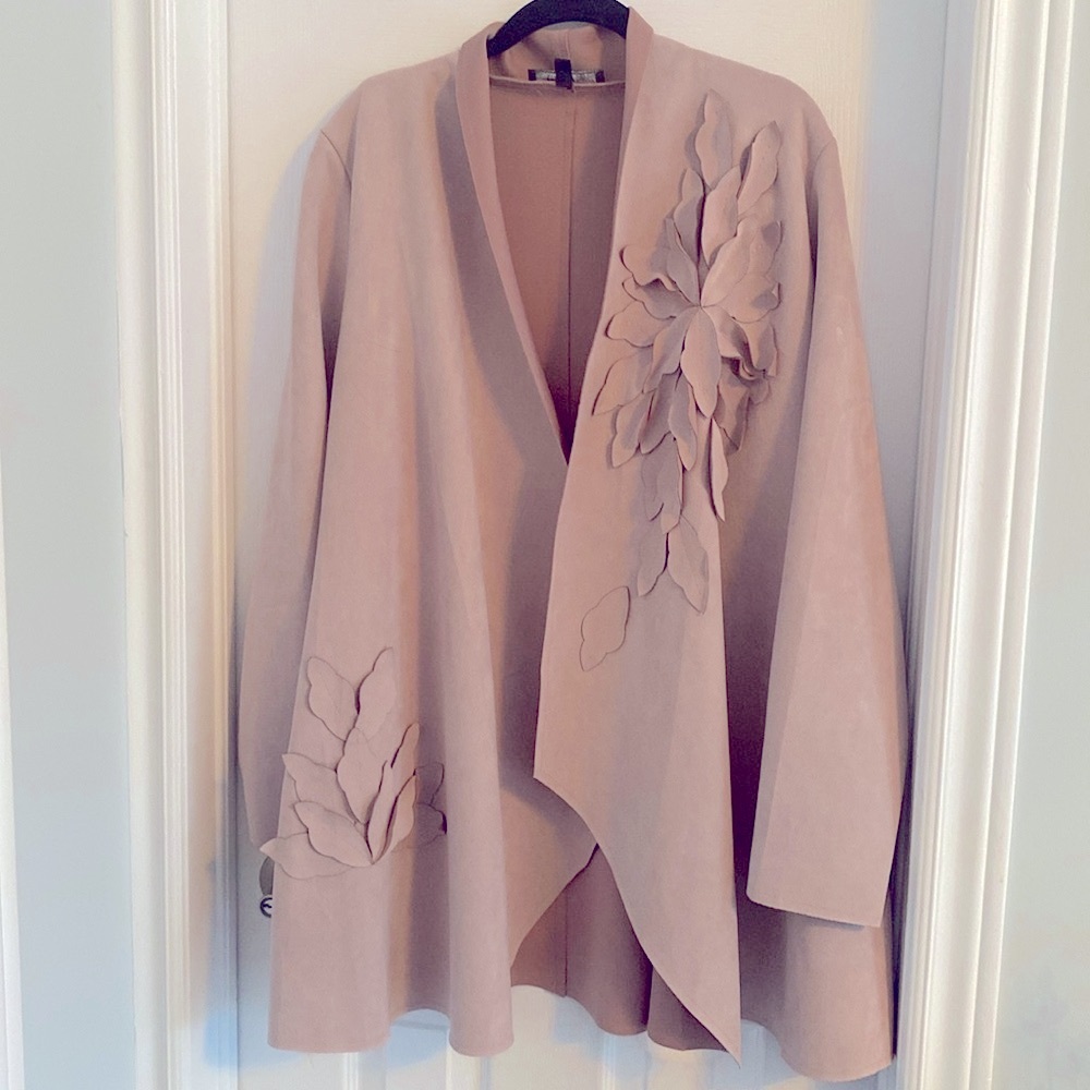 Faux Suede Jacket-Large
